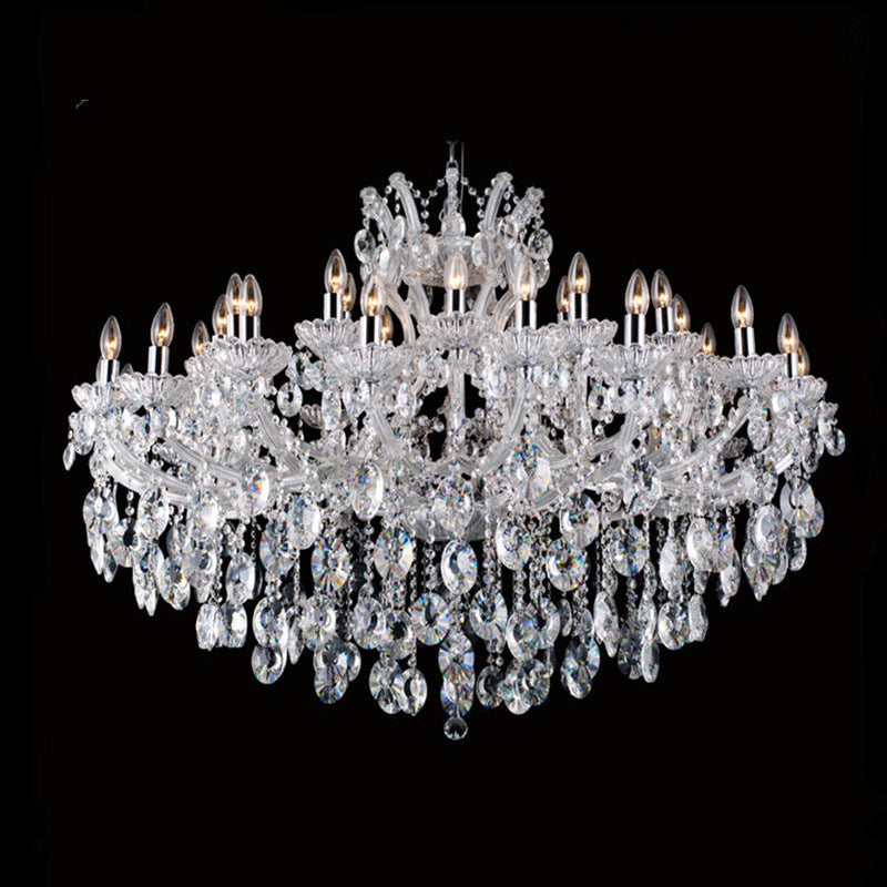 9017 European style candle crystal chandelier