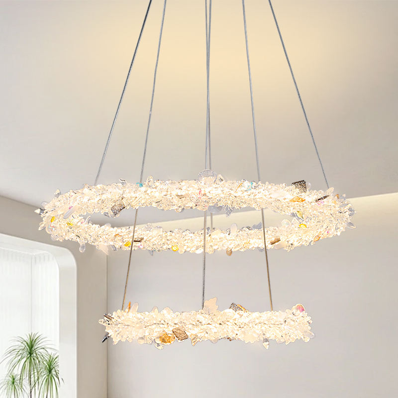 8039Modern simple crystal chandelier
