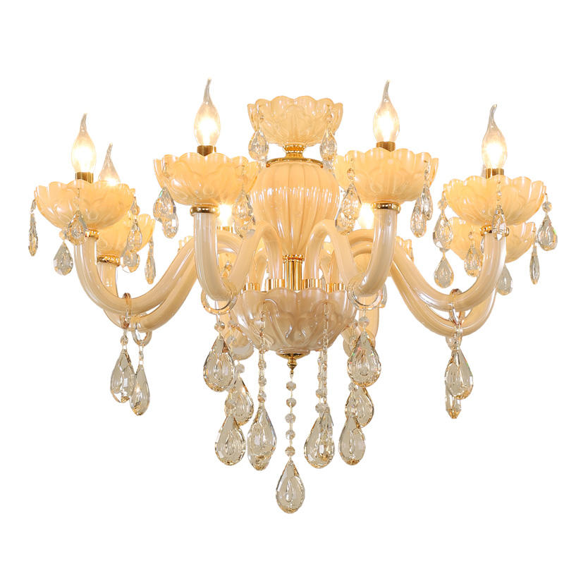 European candle crystal chandelier