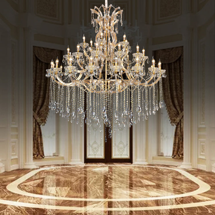 European candle crystal chandelier crystal lamp
