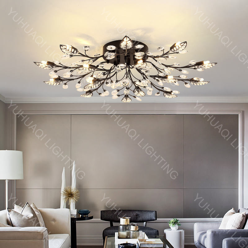 Iron Crystal Ceiling Lamp HQ6626
