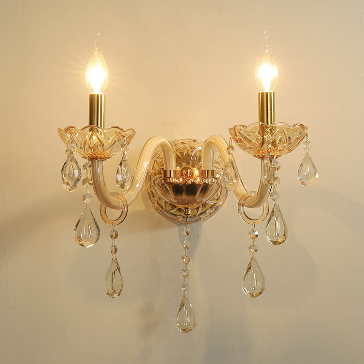 310Crystal wall lamp candle crystal wall lamp