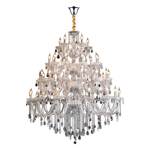 HQ9179 Glass candle crystal chandelier