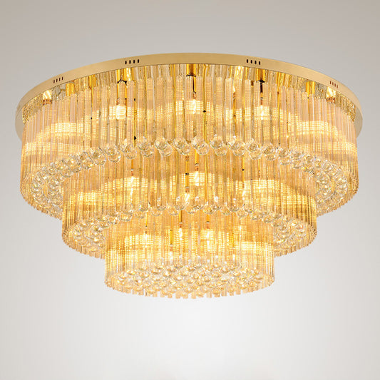 Crystal French Light Luxury Ceiling Light Living Room