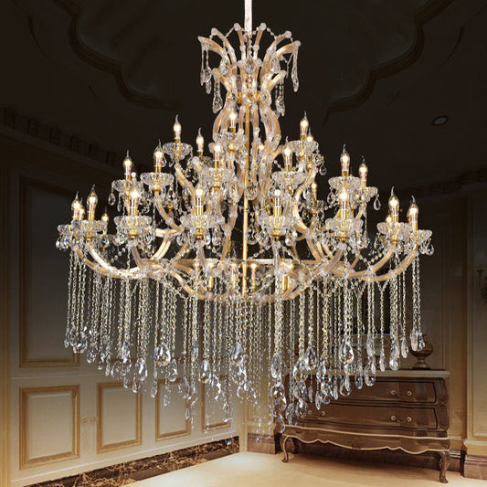 European candle crystal chandelier crystal lamp