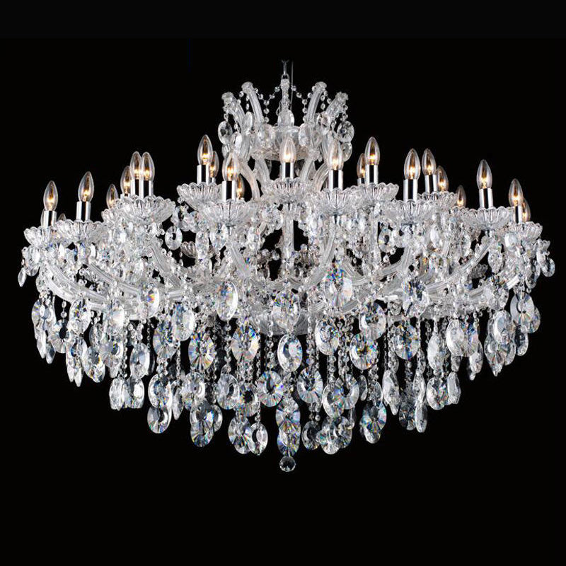 9017 European style candle crystal chandelier
