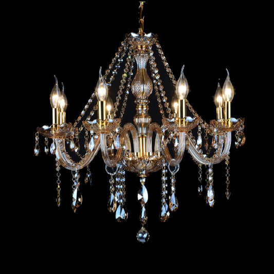 9014 European candle crystal chandelier