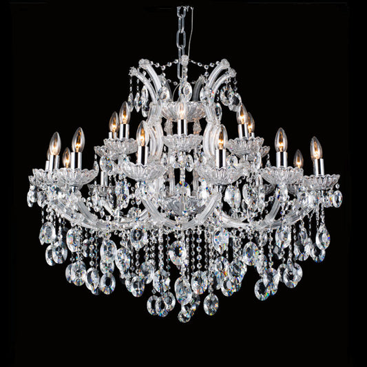 9017 European style candle crystal chandelier