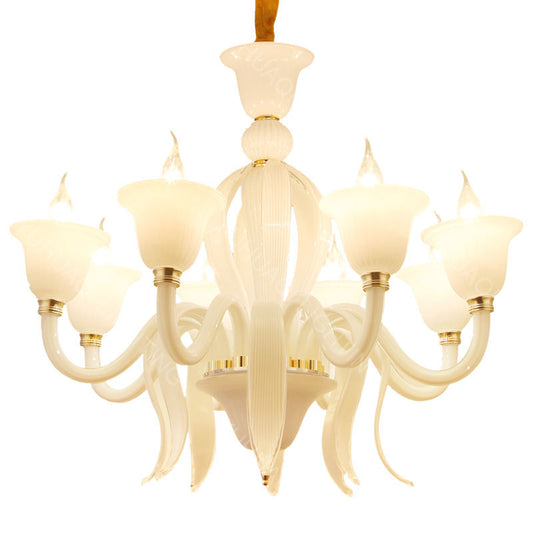 Creative White Minimalist Chandelier HQ9073
