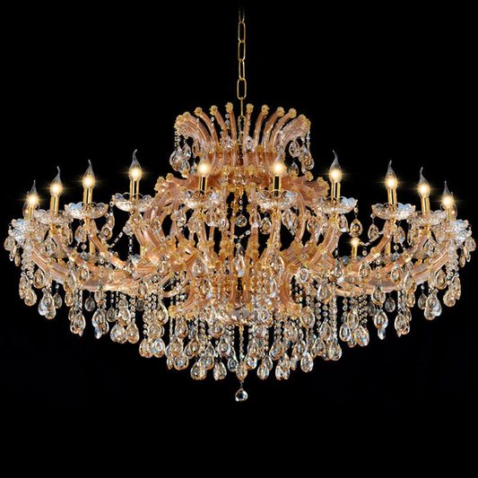 9024European style candle crystal chandelier living room lamp crystal lamp