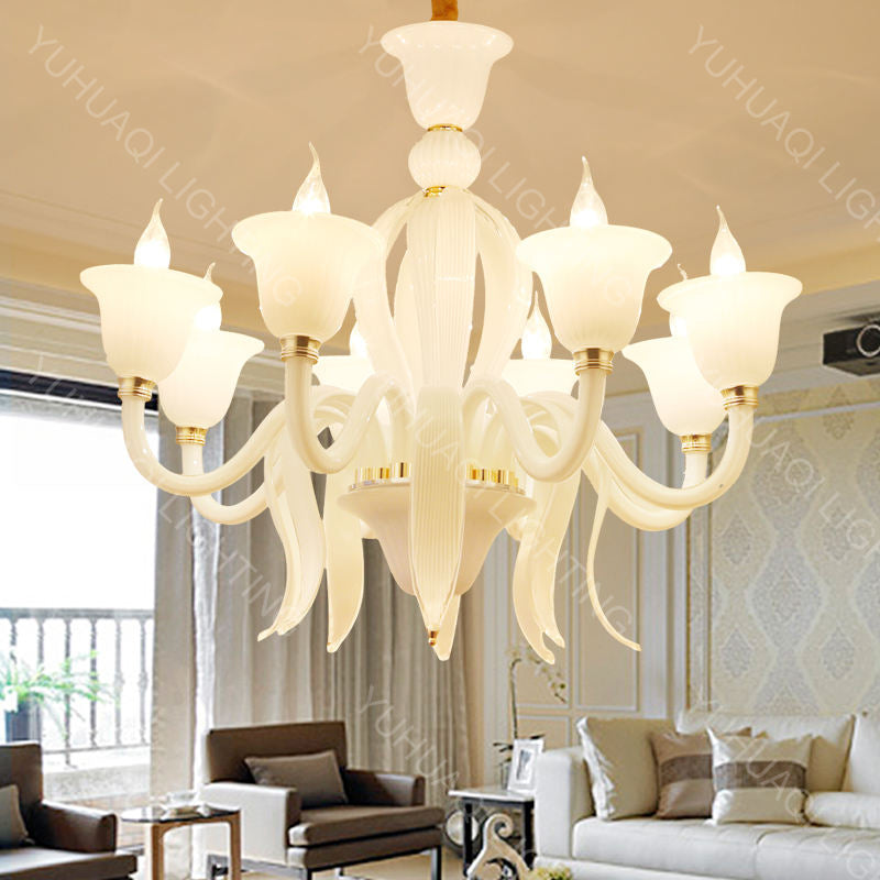 Creative White Minimalist Chandelier HQ9073