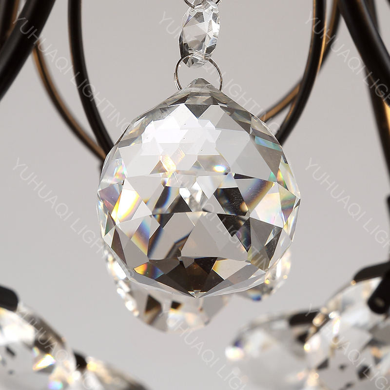 Iron Crystal Ceiling Lamp HQ6626