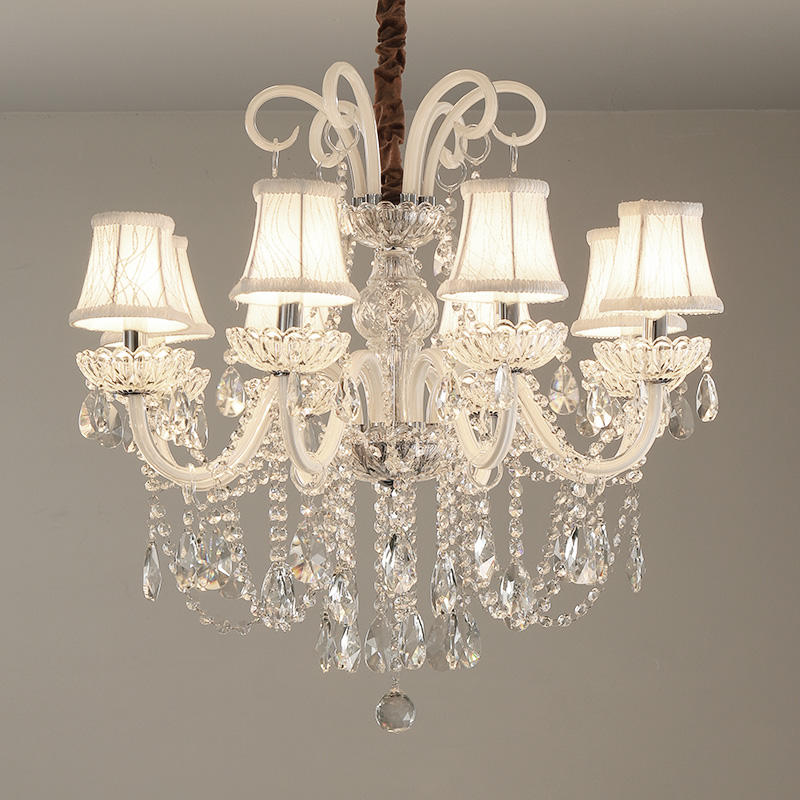 European candle crystal chandelier