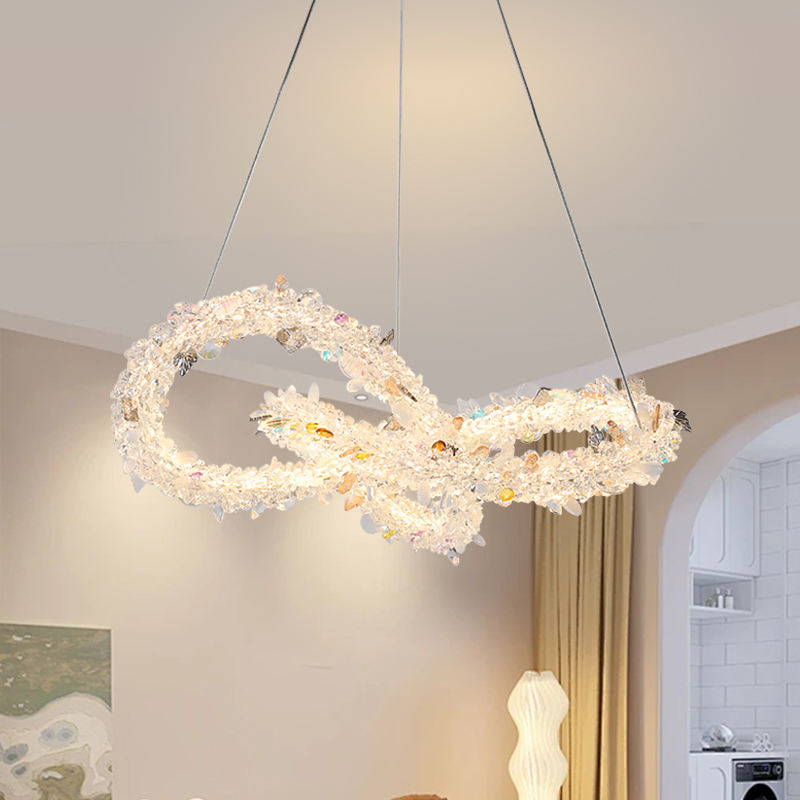 8039Modern simple crystal chandelier
