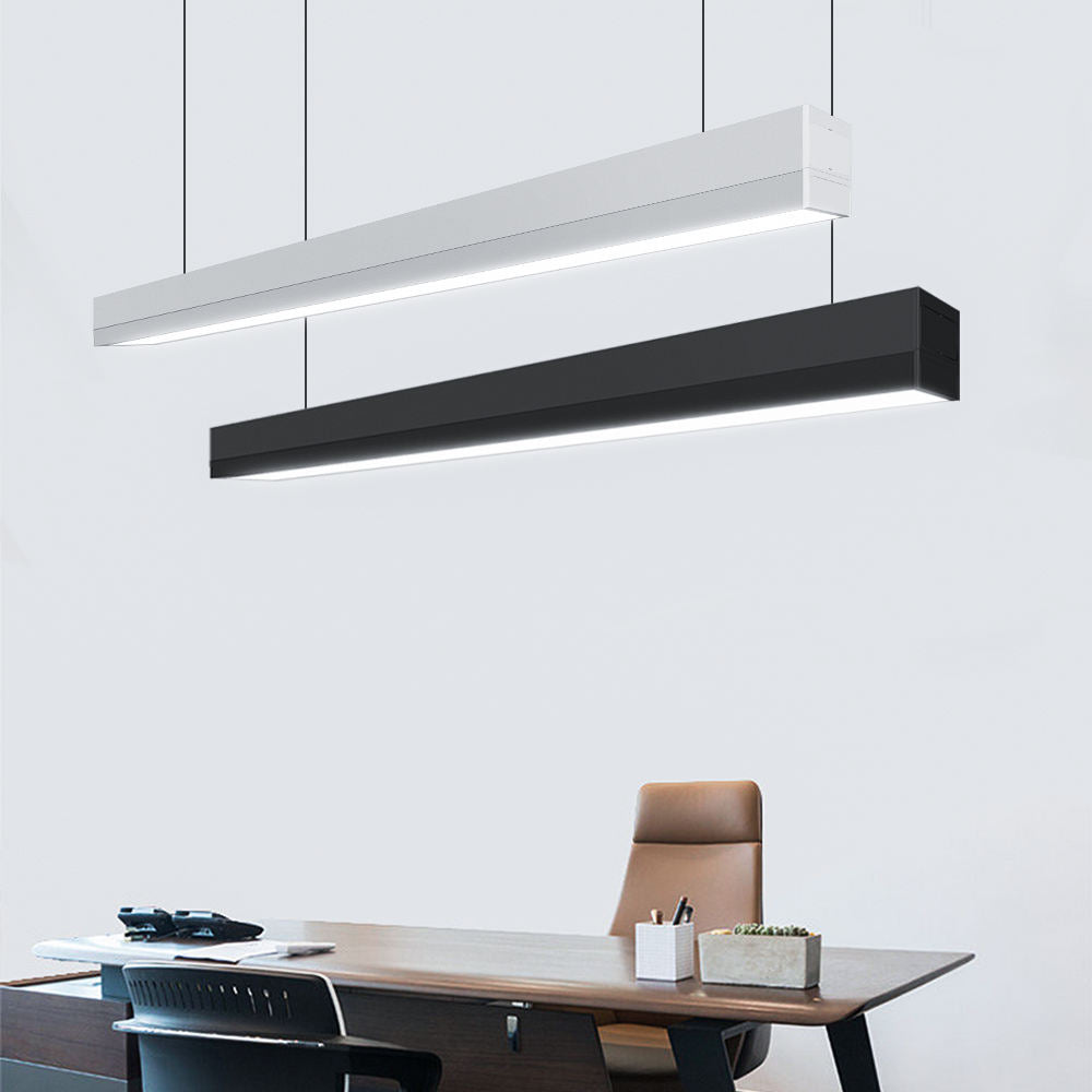 Modern linear chandelier