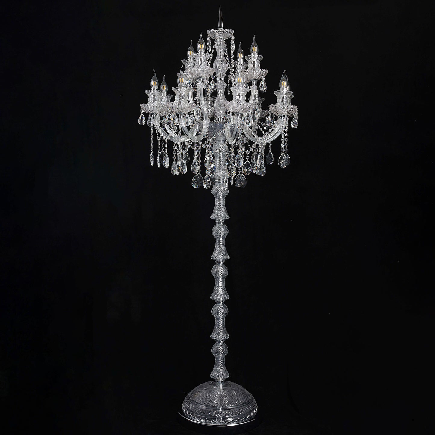 206European candle crystal floor lamp