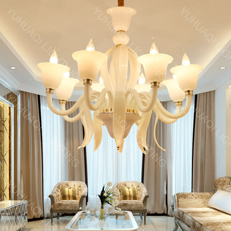 Creative White Minimalist Chandelier HQ9073