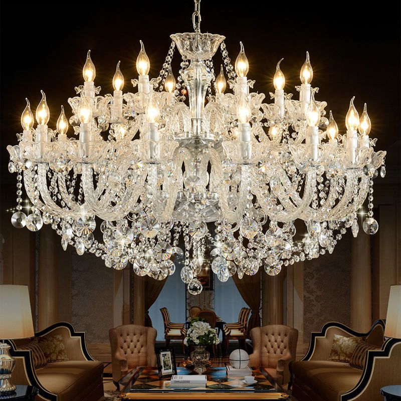 6110 Glass candle crystal chandelier