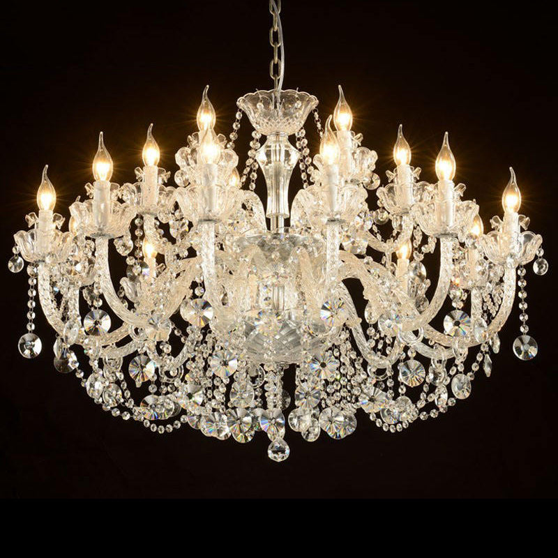 6110 Glass candle crystal chandelier