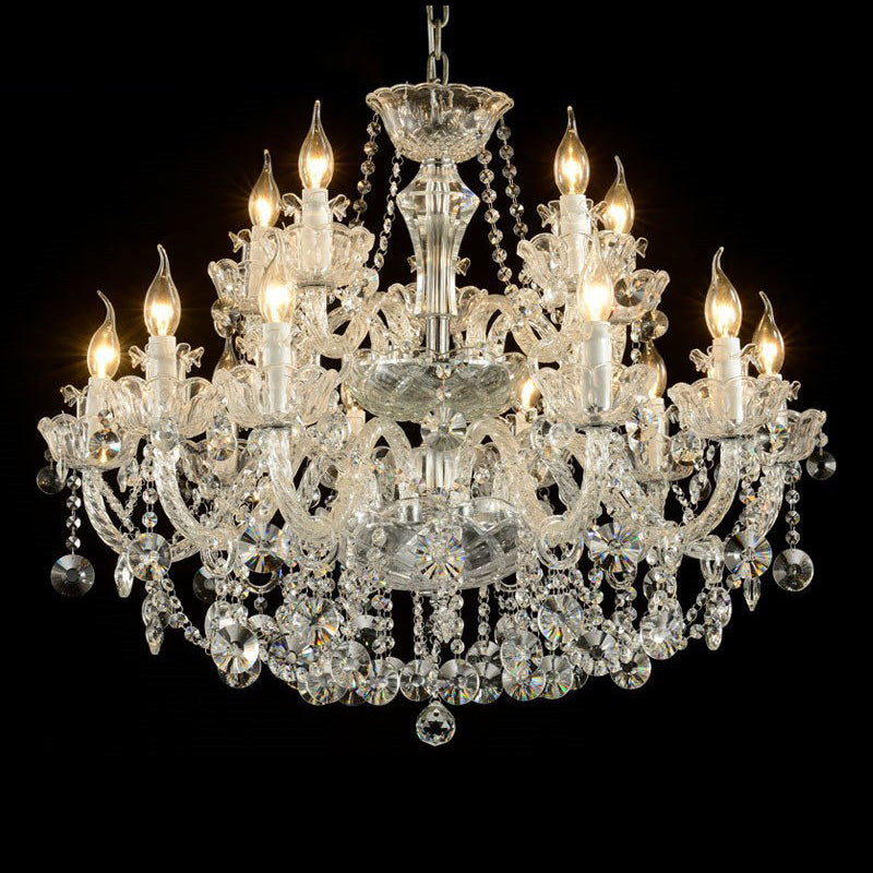 6110 Glass candle crystal chandelier
