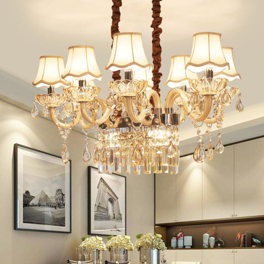 European candle crystal chandelier dining chandelier