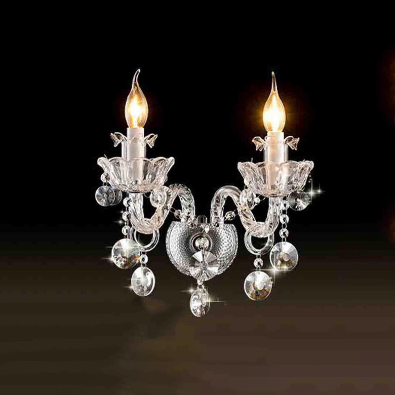 6110 Glass candle crystal chandelier