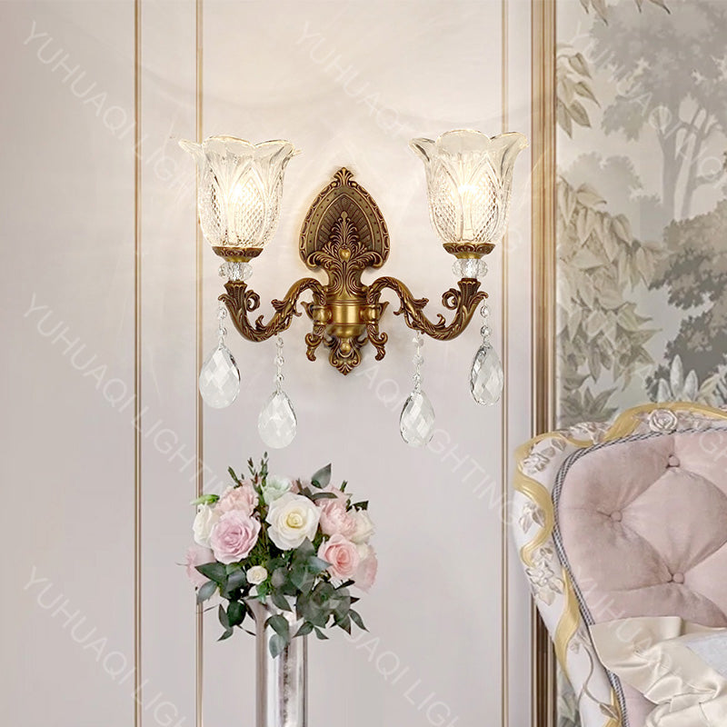 All-Copper Crystal Wall Lamp HQ352