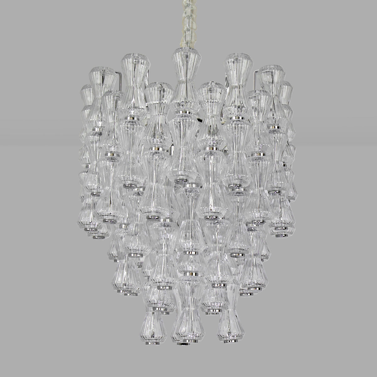 Modern luxury crystal glass chandelier, living room minimalist chandelier