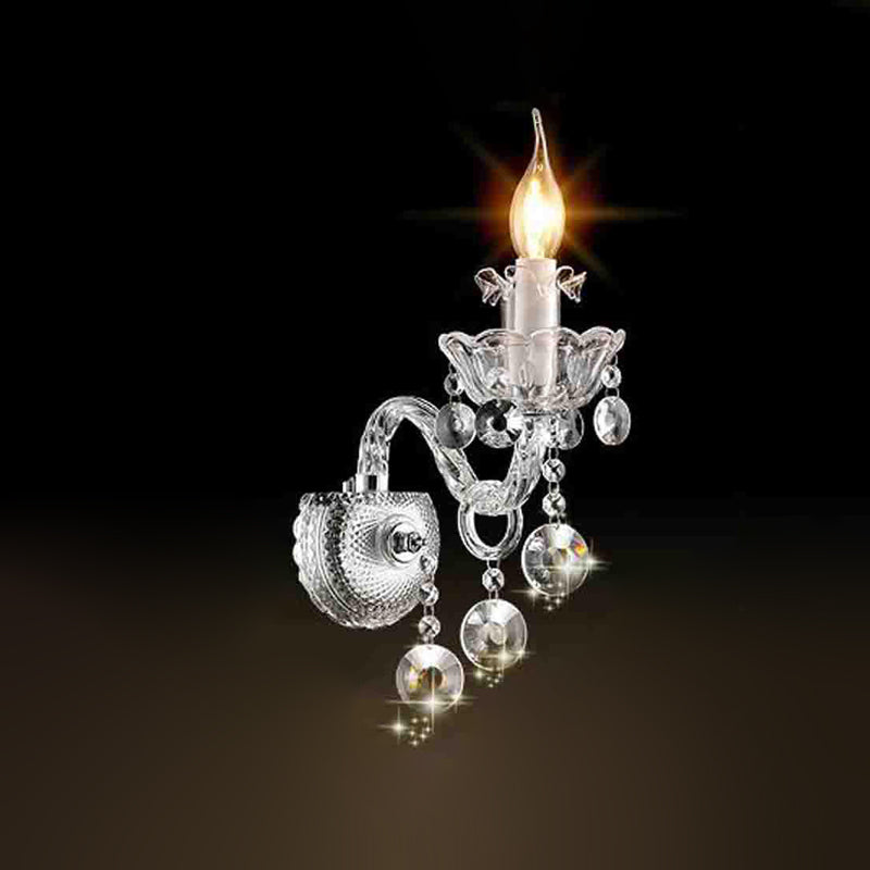 6110 Glass candle crystal chandelier