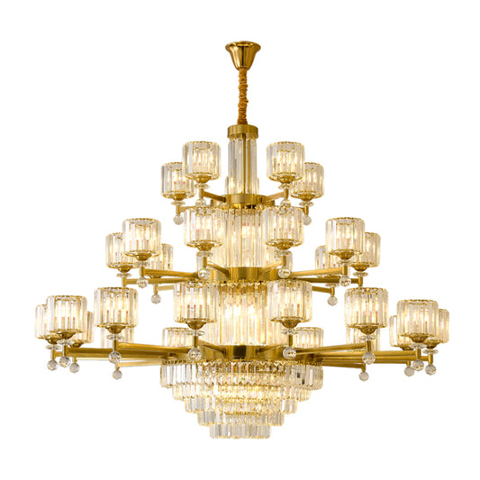 Crystal chandelier, modern minimalist