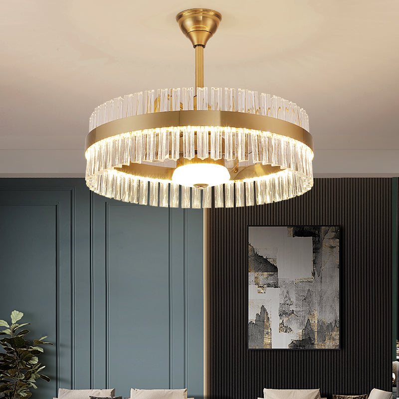 Fan light, dining room light, bedroom light, crystal light, crystal chandelier