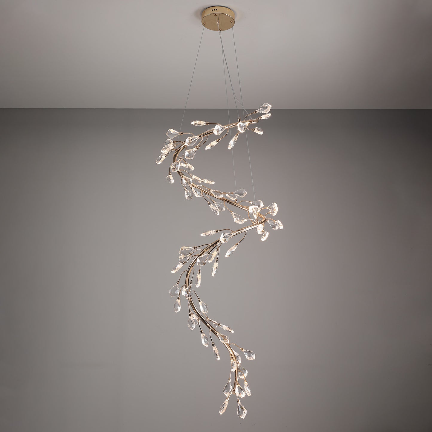 Modern simple crystal chandelier corridor large crystal chandelier hotel chandelier