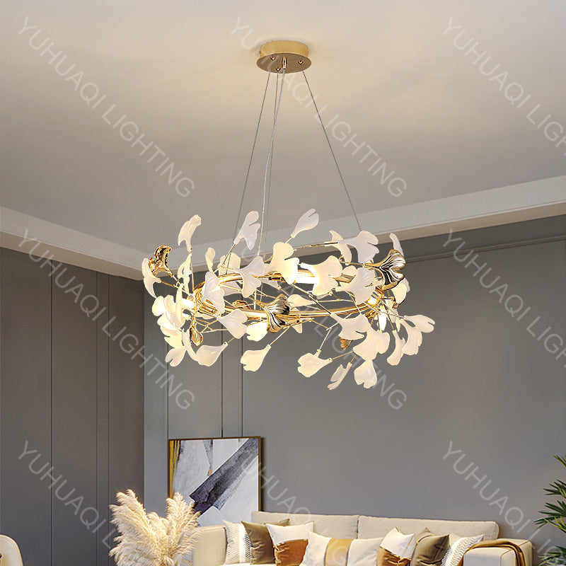 Ginkgo Leaf Pendant Lamp HQ6008