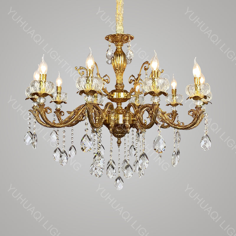 All-Copper Crystal Chandelier