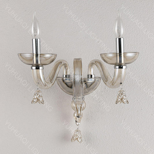 European-Style Minimalist Glass Wall Lamp HQ438