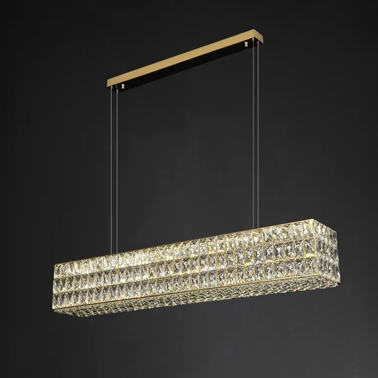 Light luxury crystal chandelier living room lamp