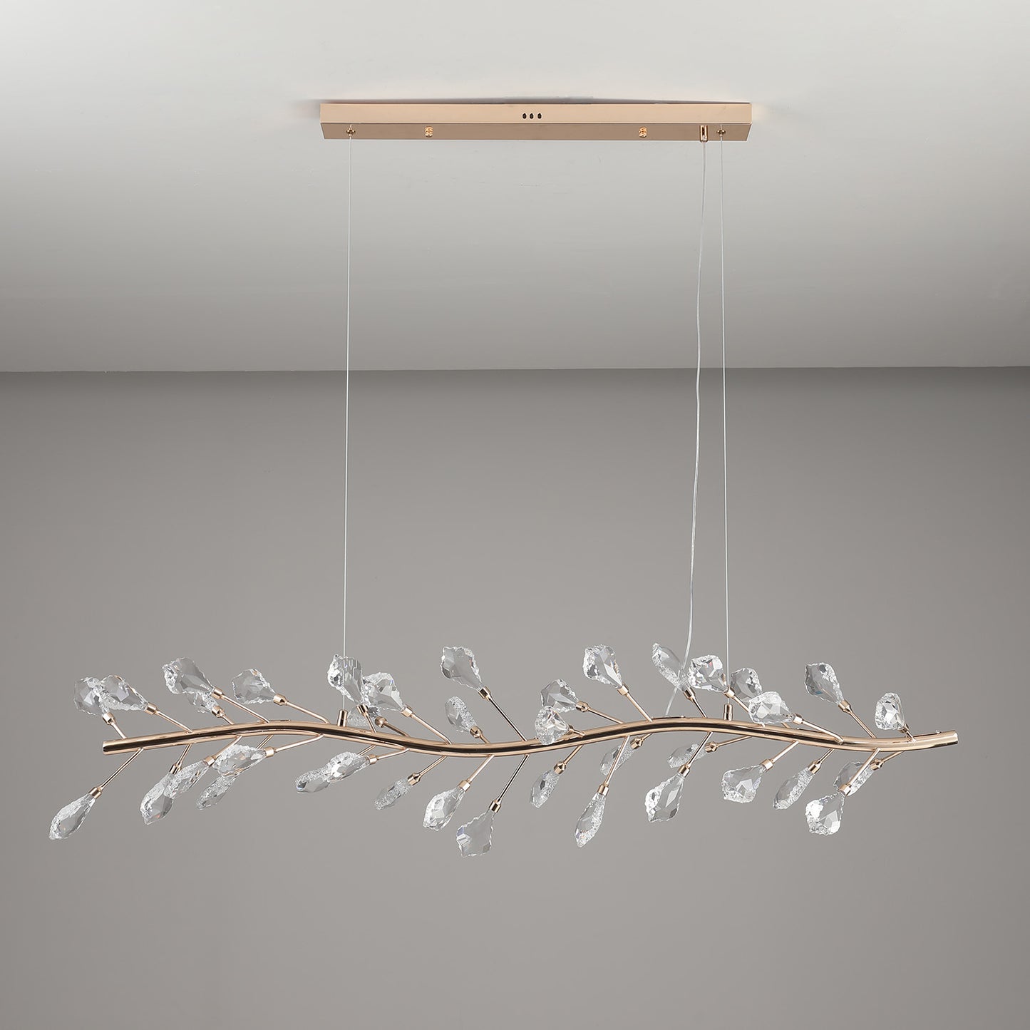 Modern simple crystal chandelier