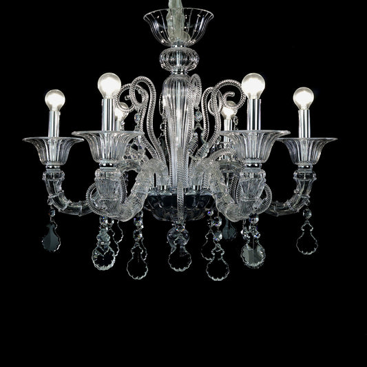 European crystal chandelie living room lighting luxurious villa creative atmospheric light LED bedroom crystal light