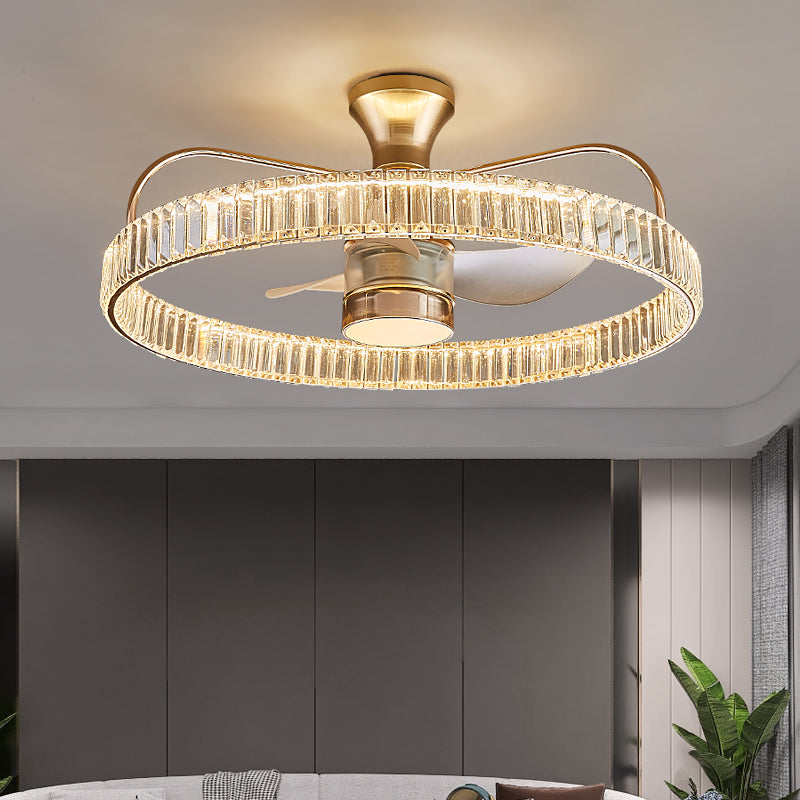 Fan light, dining room light, bedroom light, crystal chandelier, ceiling light