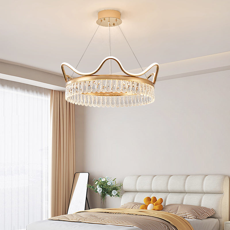 Postmodern crystal chandelier, living room light, bedroom light, dining room lightHQC2178-2475