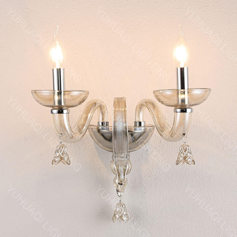 European-Style Minimalist Glass Wall Lamp HQ438