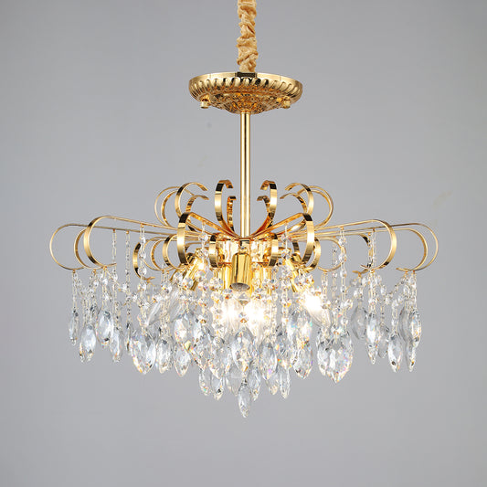 5020Wrought iron candle crystal chandelier