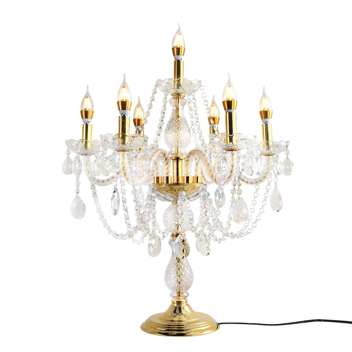 French Crystal Table Lamp HQ3002