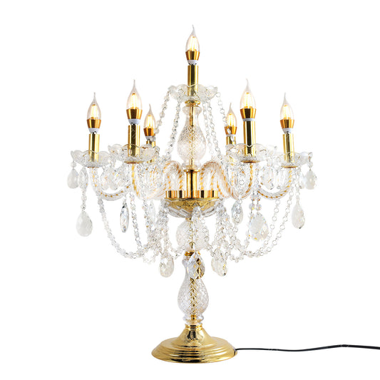 French Crystal Table Lamp HQ3002