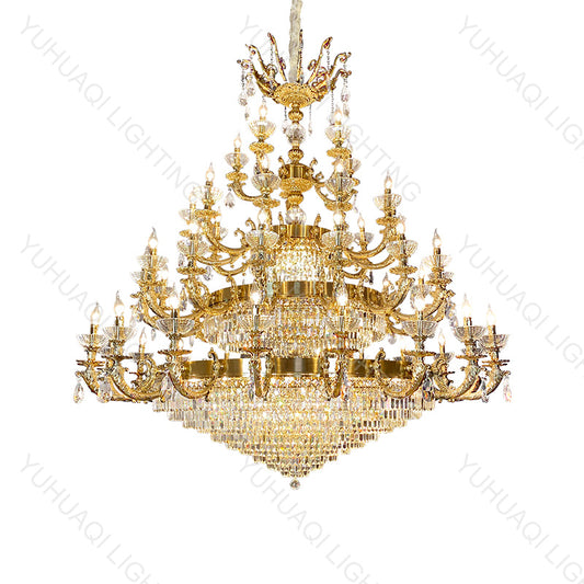 Zinc Alloy Crystal Chandelier HQ9080