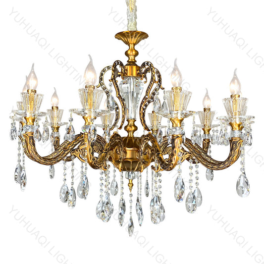 All-Copper Crystal Chandelier