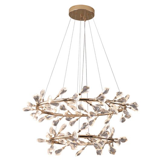 Modern minimalist light luxury crystal chandelier restaurant chandelier living room chandelier