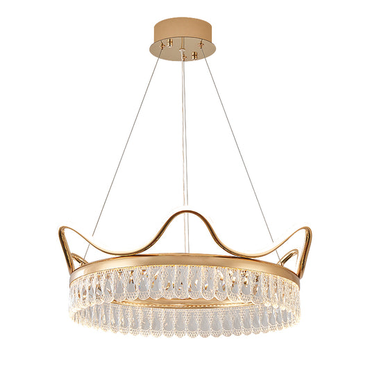 Postmodern crystal chandelier, living room light, bedroom light, dining room lightHQC2178-2475