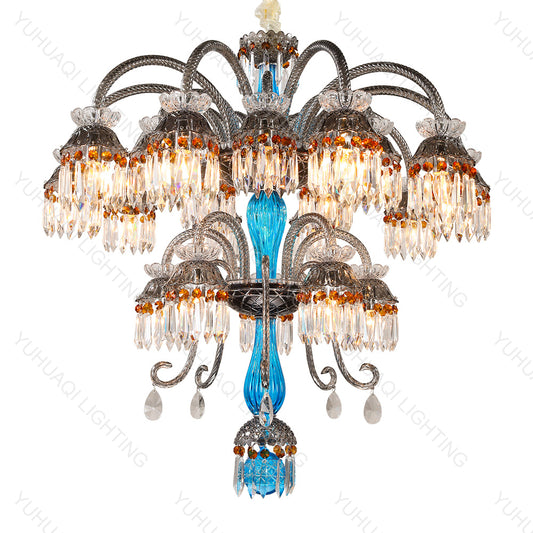 European Rococo Style Crystal Chandelier HQ9208
