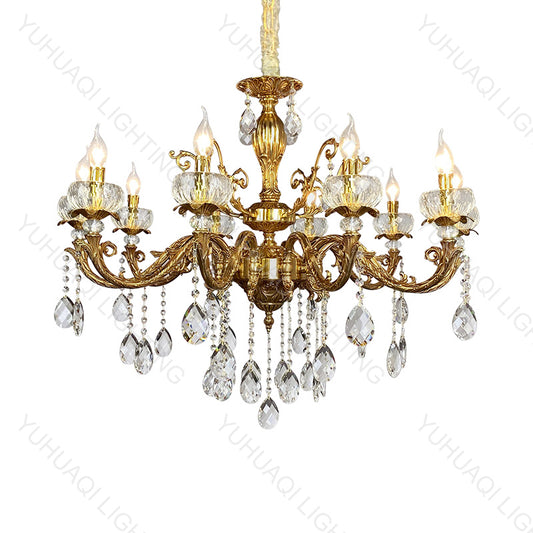 All-Copper Crystal Chandelier